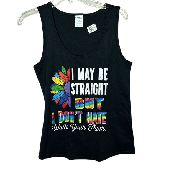 Port & Company Graphic Tank Top. Size Medium. - Picture 1 of 5